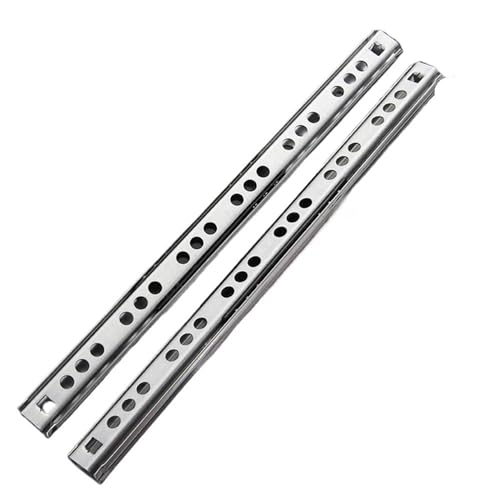 Guías para cajones plegables Feng Shui de 17 mm con riel deslizante de bolas de acero