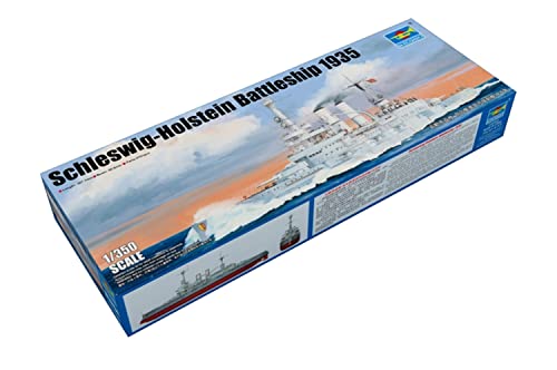 トランペッター 1/350 ドイツ海軍 戦艦 シュレスヴィヒ・ホルシュタイン 1935 プラモデル 05354