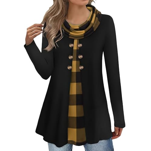 Robe tricotée pour femme MOCHAMIK, robe pull automne hiver à col cascade chic