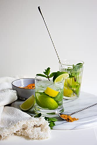 Cosmo 2er Barlöffel Rühroffel Set | in hochwertigem Edelstahl | mit langem Griff | 30,5 cm lang | Im Spiralmuster - Image 5