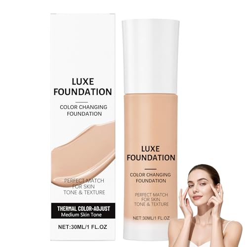 Intelligent Color Correcting Foundation 30ml LUXE Foundation Farbverändernde Foundation-Make-up Langanhaltendes Natürliches Finish Aufbaubare Formel Vollständig Deckende (Mittlerer)