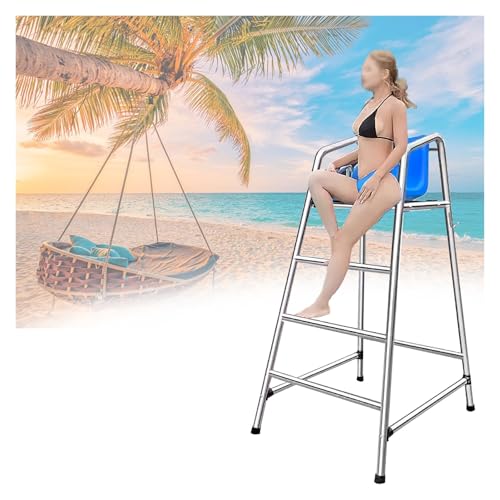 Silla de Salvavidas para Piscina Acero Inoxidable 150 cm miniatura 1