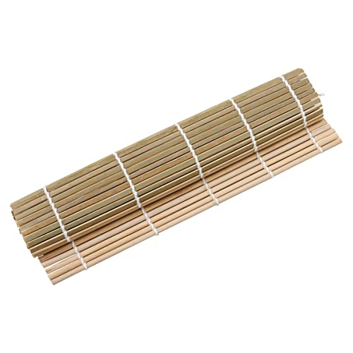 Sushi Mat Bamboo - Natural Bamboo Sushi Rolling Mat - Sushi Making Tool for Perfect Sushi Rolls