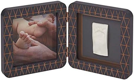 Baby Art 3601092900 MY BABY TOUCH Copper Dark Grey Cadre 2 volets Empreinte