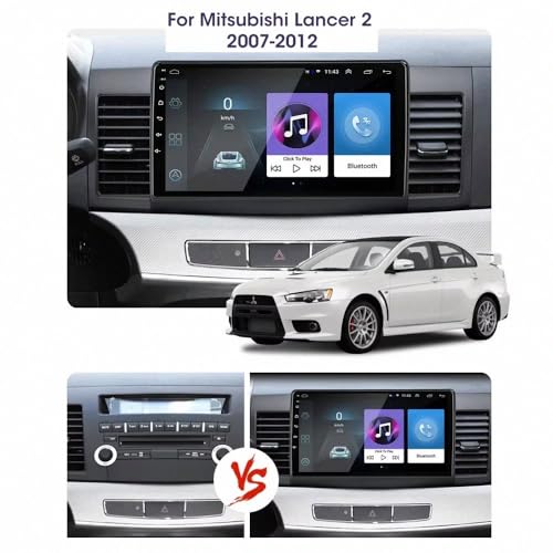 Pantalla Táctil Carplay Coche Mitsubishi Lancer Olvida los Mapas del Móvil 2