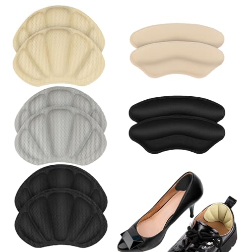 WD&CD Lot de 5 paires de protections de chaussures pour réparation de trou de talon, talons pour réduire la taille de la chaussure, protège-chaussures,...