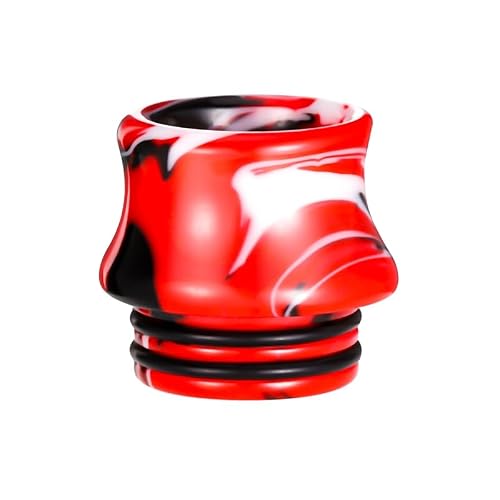 RUIYITECH Embout de remplacement en résine 810 Drip Tip pour spray goutte à goutte (rouge)