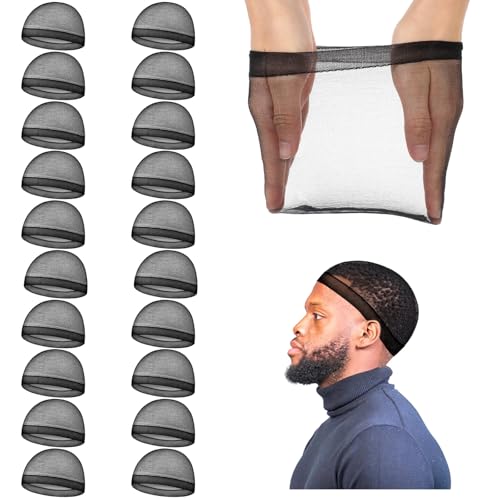 20Pcs Wave Cap Stretchy Skull Lightweight Beanie Caps Silky Stocking Cap Soft...
