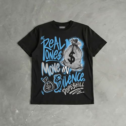 Image of DopeSkill Graphic Tee Streetwear Hip Hop Hypebeast Unisex T-Shirt Sneaker Colour Matching Shirts Inspired Motivation Quotes