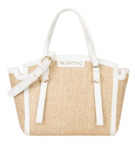Valentino bolso bandolera Demetra Shopping Bag Natur/Bianco blanco