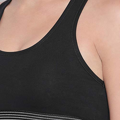 Image of BODYCARE Women's Cotton & Spandex Non Padded Non-Wired Sports Bra