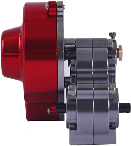 Dkky All Metal Reverse Transmission Gearbox For 1/10 Rc Crawler Axial Scx10 90027 Scx10 Ii 90047 90046 Wraith 90074 Upgrade Parts #TOP4