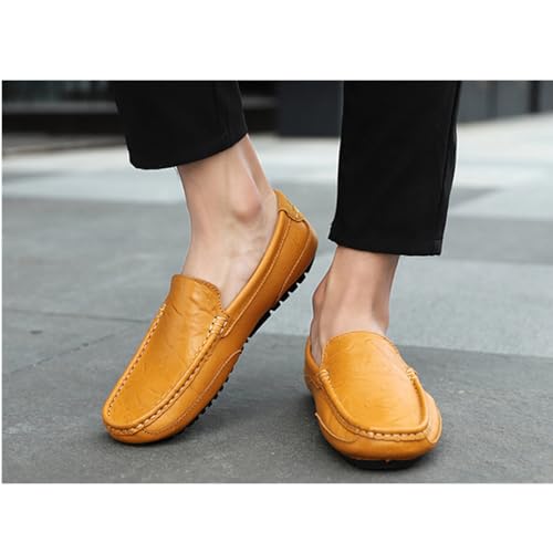 Men's Driving Soft Sole Penny Loafers Slip on Loafer Shoes 5
