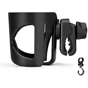 Stroller Cup Holder Stroller Accessories, Universal Pushchair/Pram Cup Holder, ABS Adjustable Bottle Organizer for…