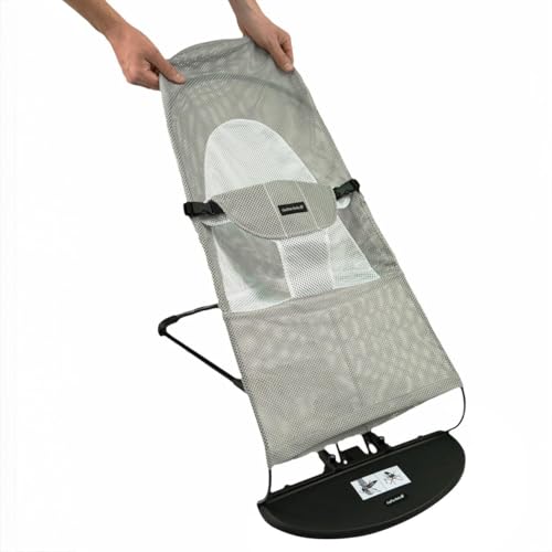 Miniatura 2 de Galpat Baby - Funda Hamaca Compatible Con Babybjorn Y Galpat Baby Transpirable - Asiento Para Hamaca De Bebé Transpirable - Color Gris Funda Bolsa De Transporte