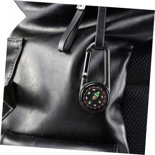 Brújula compacta doble cara con mosquetón VILLCASE 2pcs miniatura 7