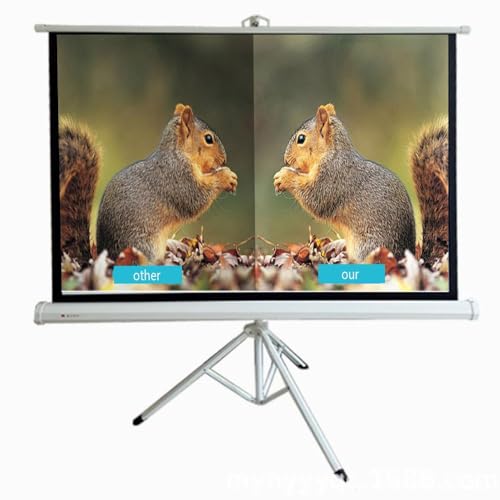 Pantalla portátil para proyector 60'' 16:9 HD sin arrugas miniatura 4