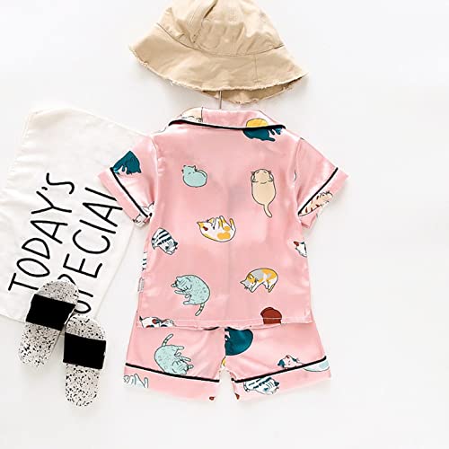 Winter Pajamas Girls Set Toddler Sleepwear T Cartoon Shorts Baby Kids Clothes Girl Girls Plush Robe Size3