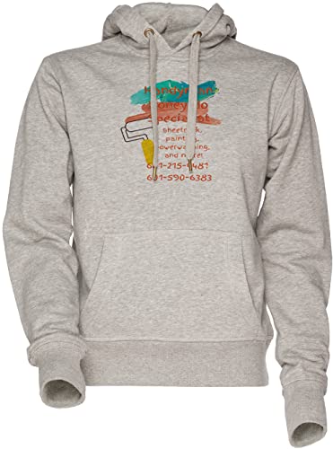 Sweat à capuche Handyman gris hoodie homme femme sweatshirt