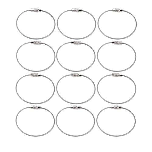 Anel Chave de Corda de Fio de Aço Inoxidável, Bobina de Fio, Fivela de Fio de Aço Inoxidável Versáti