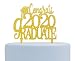 Congrats 2017 Graduate Gold Acrylic Cake Topper，Graduation Cake Topper