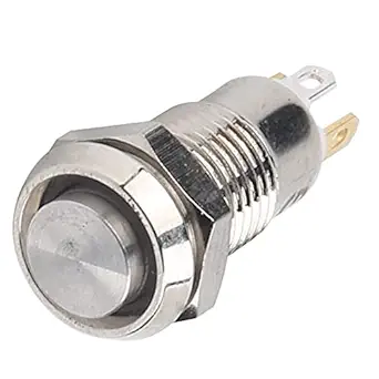 Switch Push Button, Rust Proof Anti Corrosive Waterproof Push Button for Access Control for Equipment Start(Blue)'