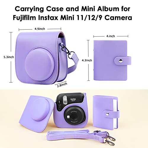 Funda Protectora para Cámara Instax Mini 11 12 9 Morada miniatura 6