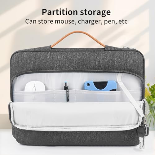 Image of MOCA Laptop Sleeve Case 15-15.6 inch, Shockproof Protective Computer Sleeve Cover with Accessories Pocket, Water Resistant Compatible for MacBook Dell HP Acer Asus Lenovo