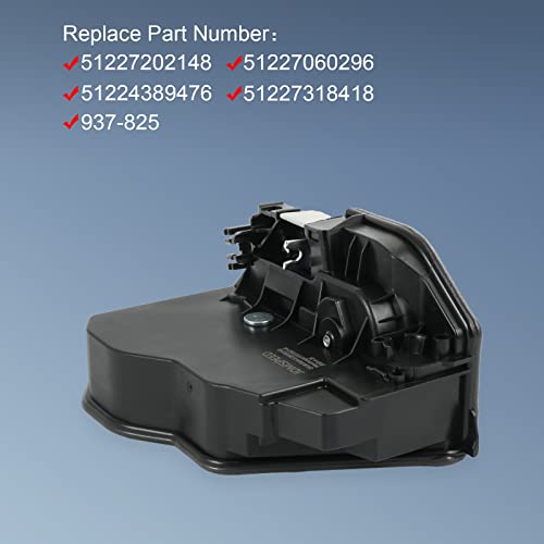 Image of Power Door Lock Actuator Motor Latch Rear Right Compatible with BMW 128i 135i 323i 330i 530i 760i M3 M6 X3 X5 E60 E65 E70 E82 E88 E90 E92 Replaces# 51227202148 51227060296