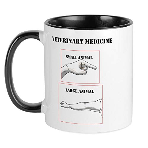 Veterinary Medicine Mug,White/Black Inside