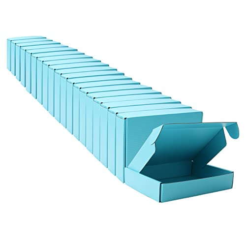 Box Mailers Shipping Boxs MEIANJU Shipping Packaging 8x5.5x1.5 inch 20PCS Blue Mailers Boxs Anti-Impact Suitable E-Commerce Packaging