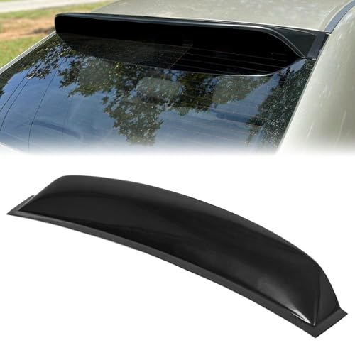 ECOTRIC Rear Window Roof Spoiler Compatible with 2006-2015 Honda Civic 4DR Sedan, Window Deflector Black Rear Visor Vent Wing, ABS Guards Shade by ECOTRIC - Used condition - US$37.84