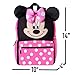 Big Face Minnie Mouse Backpack for Kids Toddlers ~ Premium 14