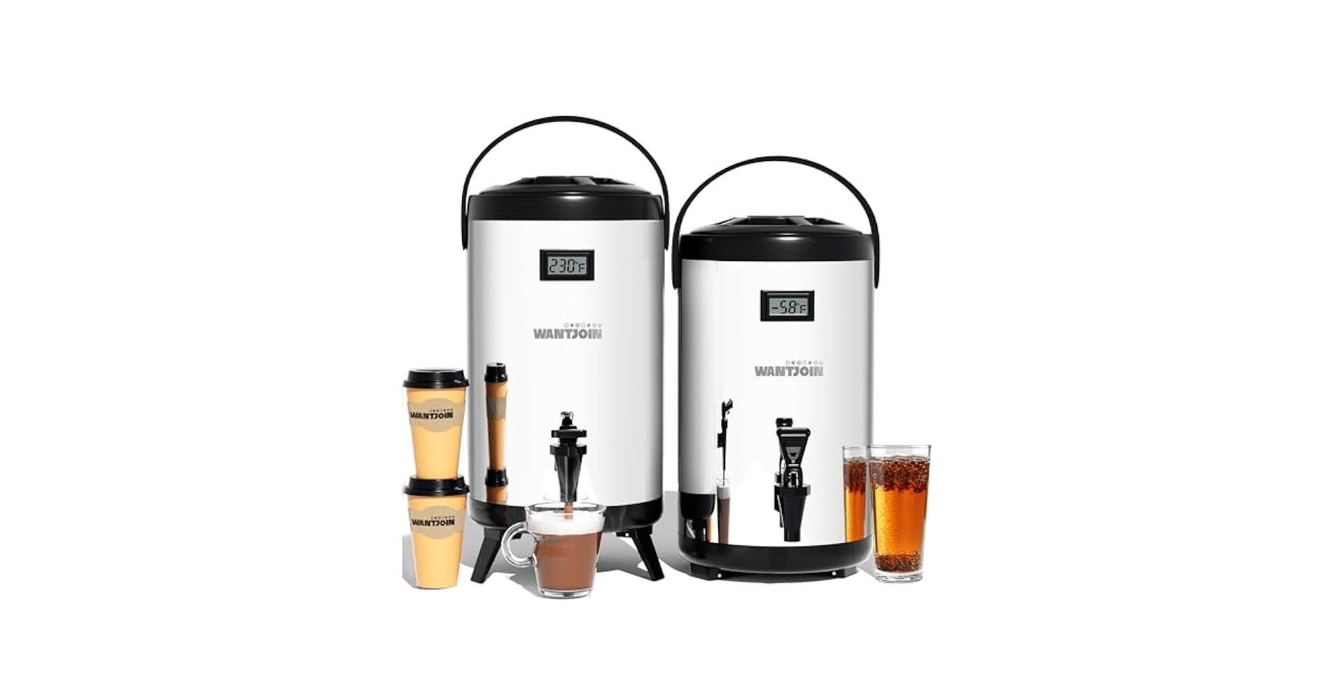 Amazon.com | WantJoin 2 Pack Insulated Beverage Dispenser-75