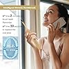 Spazzolino elettrico ricaricabile, spazzolino elettrico con 5 modalità 2-Min Smart Timer IPX7 impermeabile 40.000 VPM motore, pulizia profonda per adulti e bambini