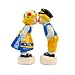 Essence of Europe Gifts Swedish Kissing Couple Novelty Salt and Pepper Shakers