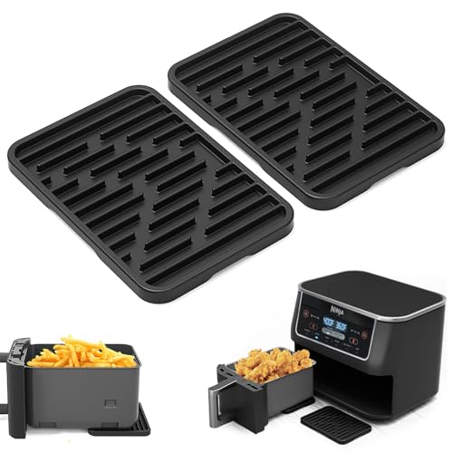 Heißluftfritteuse Zubehör für Ninja, Philips und COSORI, 2 Stück Hitzebeständige Unterlage Silikon â€¦ – Miniatur