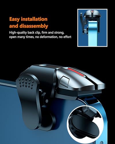 ACEDAYS Mobile Phone Controller for Android & iPhone, 6 Trigger Game Controller Compatible with PUBG Mobile/Knives Out/Call of Duty Mobile, Phone Triggers for Gaming with Sensitive Shoot and Aim - Image 7