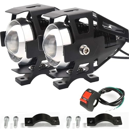 Antibrouillards moto LED U5 avec interrupteur pour CBR1100XX MSX 125