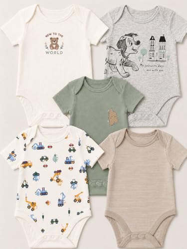 Image of TuddyBuddy 100% Cotton Romper /Bodysuit for Baby Boys