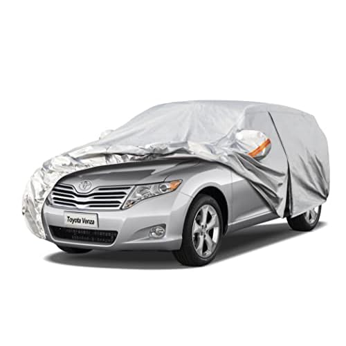 Kayme Heavy Duty Car Cover Waterproof All Weather, Custom Fit for Tesla Model S, Outdoor Full Exterior Cover with Charging Port and Breathable Ventilation Mesh, Sun and Rain Protection. Cust