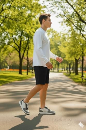 Image of INKKR Men's Premium Polyester Casual Ribbed Shorts ||Loose Fit with 2 Pocket Shorts