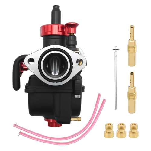 Anxingo PE22FL Carburetor 22mm Carburetor for 110cc 125cc 130cc 140cc Flange Motorcycle Engine with Carb Jets Replacement for Predator212 Apollo Tao Tao