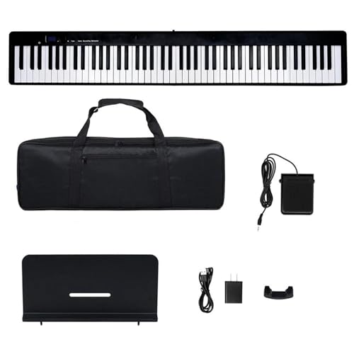 Instrument De Musique Portatif De Clavier De Piano Électronique De 88 Touches Standard Avec Le Sac Et Les Accessoires Portable Piano Électronique (Color : 01)