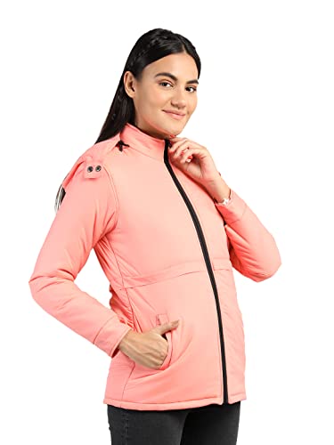 Image of CHKOKKO Women's Winter Quilted Jacket LightPeach S