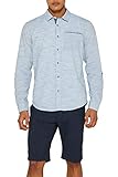 textura moderna edc by Esprit 049cc2f006 Camisa, Azul (Light Blue 440), Medium para Hombre