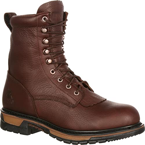 Image of ROCKY Original Ride Steel Toe Waterproof Lacer Western Boot