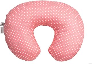 Nursing Pillow with 100% Cotton Pillowcase Multifunctional Pregnancy Pillows for Sleeping Washable Maternity Pillow for Women Breastfeeding Pillows for Bottle Breast Feeding Infant Support Pink Dots