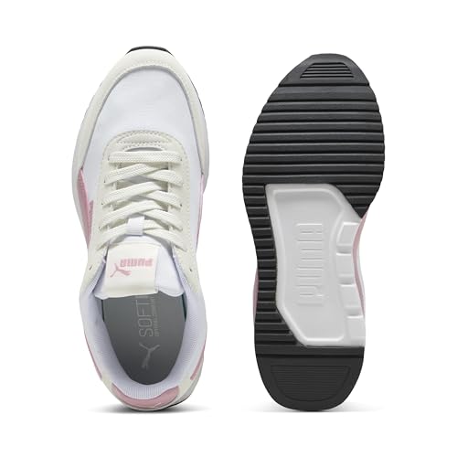Puma Sneaker Unisex R78 Lightwind, Puma Bianco Poised Pink Vapor Gray, 43 Eu - 4