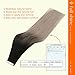 Full Shine Tape in Hair Extensions Human Hair Balayage Remy Human Hair Extensions Natural Black 1B Ombre Ash Blonde 18 Double Sided Tape in Extensions Adhesive Seamless Skin Weft 16Inch 50G 20Pcs